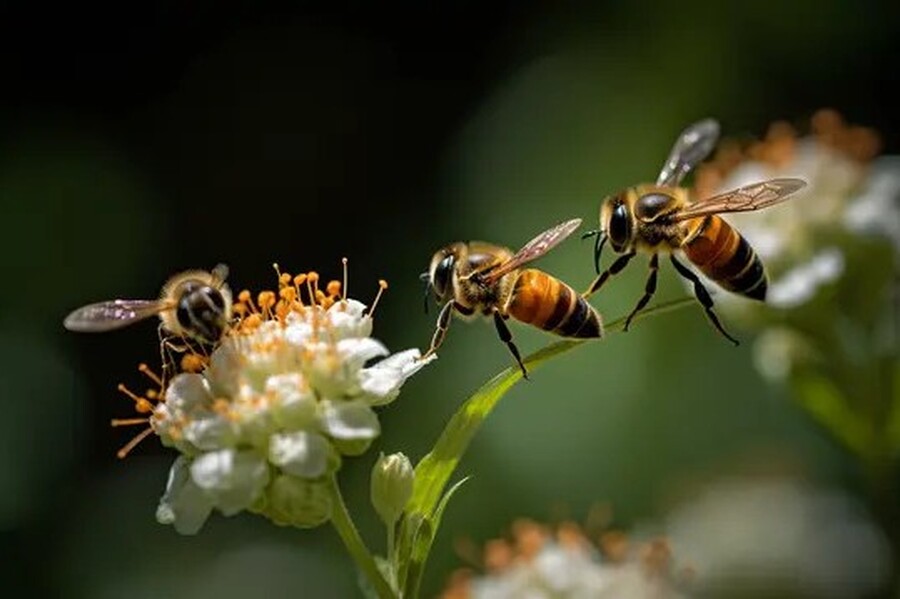 La abeja y la mosca en el mundo de Margarita