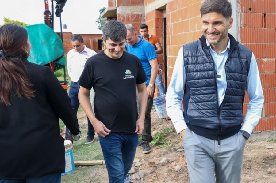 Pullaro recorrió obras que financia el Provincia en el departamento Garay
