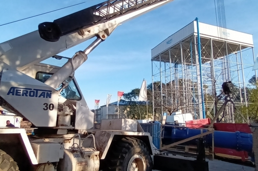 Aguas Santafesinas recibió una nueva bomba de transferencia de agua tratada