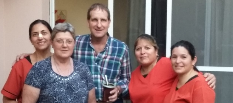 En el Hogar de Ancianos