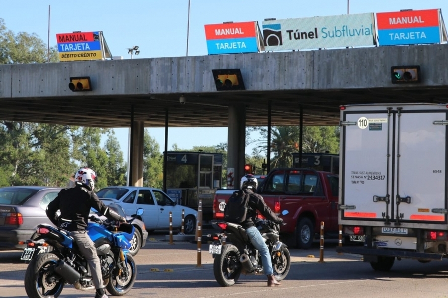 El túnel subfluvial registró este lunes una de las mayores cantidades de cruces de los últimos 52 años
