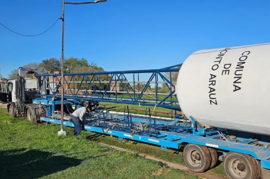 Para llegar a las canillas de cada hogar, el Gobierno Provincial mejora el sistema de agua potable en Colonia San José