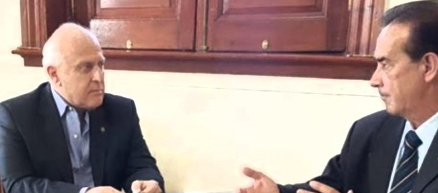 Visita del Gobernador al Departamento General Obligado