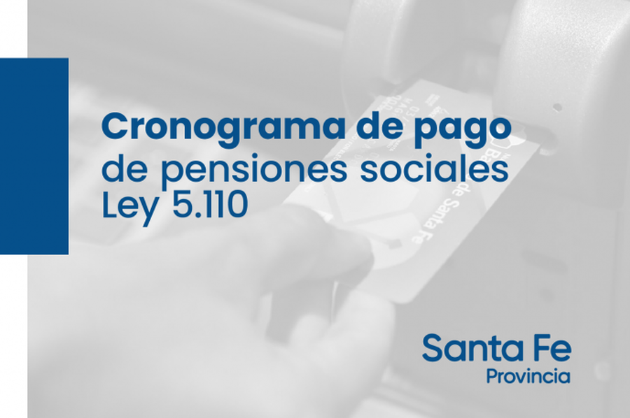 Cronograma de pago de las pensiones sociales
