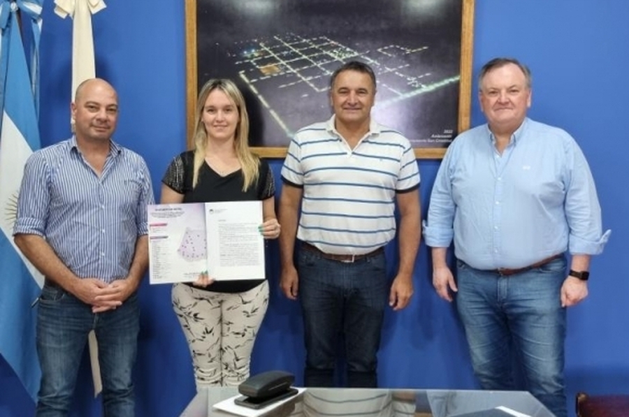 Michlig participó de la firma de un convenio Pro.Di.Led en Ambrosetti