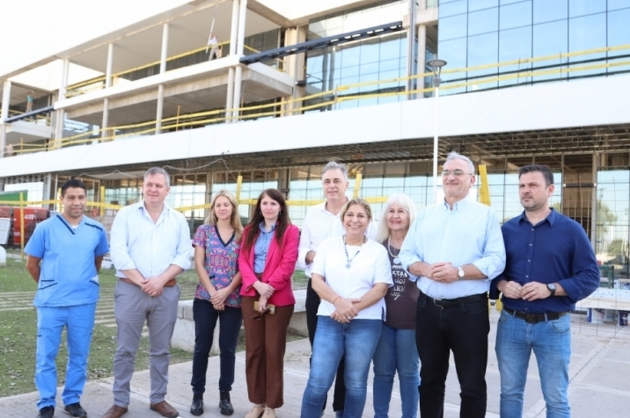 Avanza a gran ritmo la obra del nuevo Hospital Regional de Rafaela