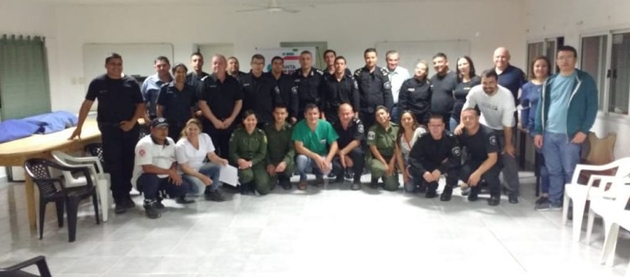 En Golondrina policías se capacitaron sobre parto no institucionalizado