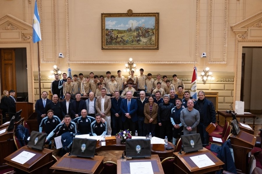 El Senado reconoció a la Selección Argentina Sub 15 y a la AFA