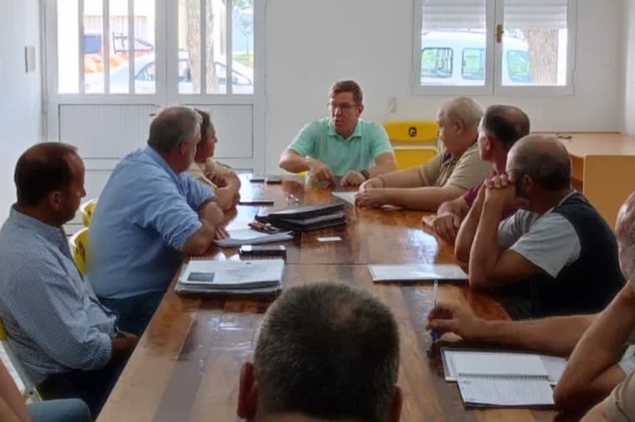 Borla realizó gestiones en materia de energía y tareas hídricas para el departamento San Justo