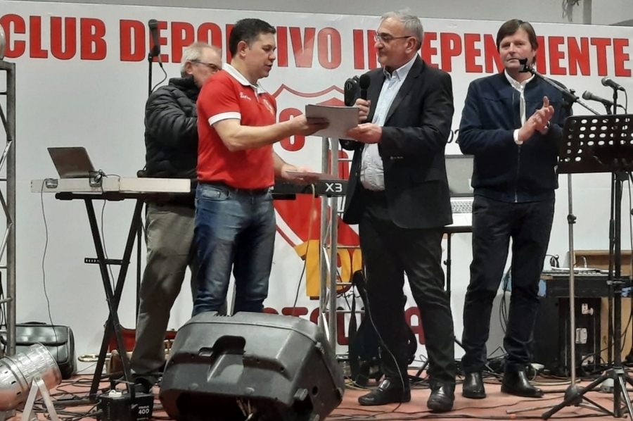 Calvo participó de las fiestas patronales de Ataliva