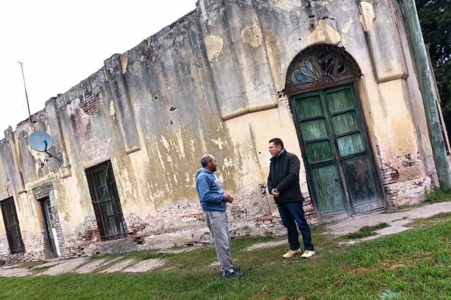 Borla propone declarar patrimonio histórico y cultural al edificio que perteneció a la Escuela N° 6137 