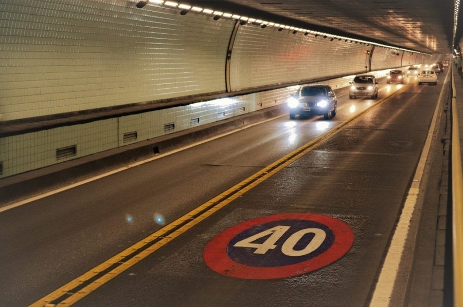 Continúan los trabajos de mantenimiento en el interior del Túnel Subfluvial