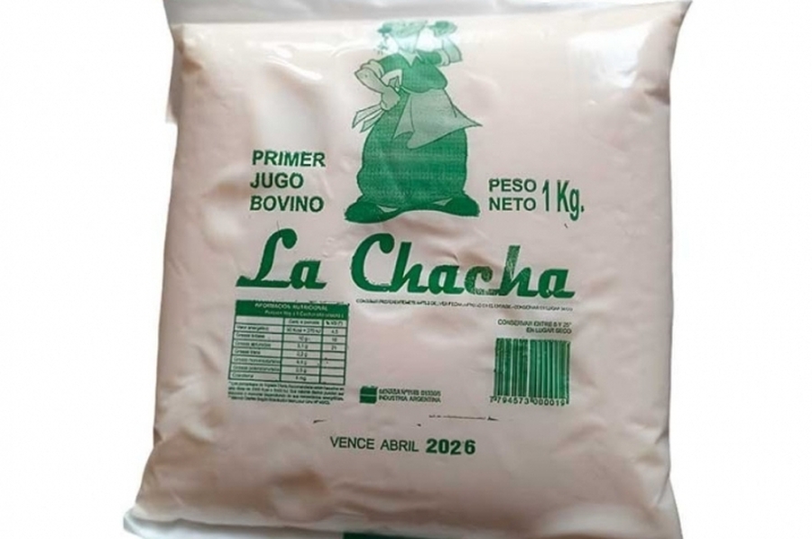 La Assal emitió un alerta alimentaria para el Jugo Bovino La Chacha