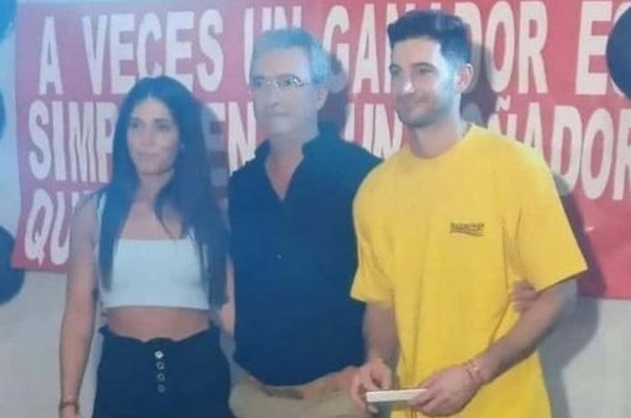 La ciudad de Tostado, conmocionada por la visita de Lucas Alario y la 