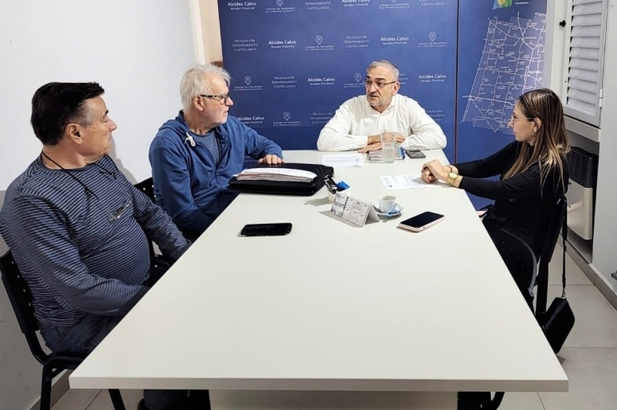 Calvo mantuvo una reunión con la subcomisión de automovilismo del Club Atlético de Rafaela