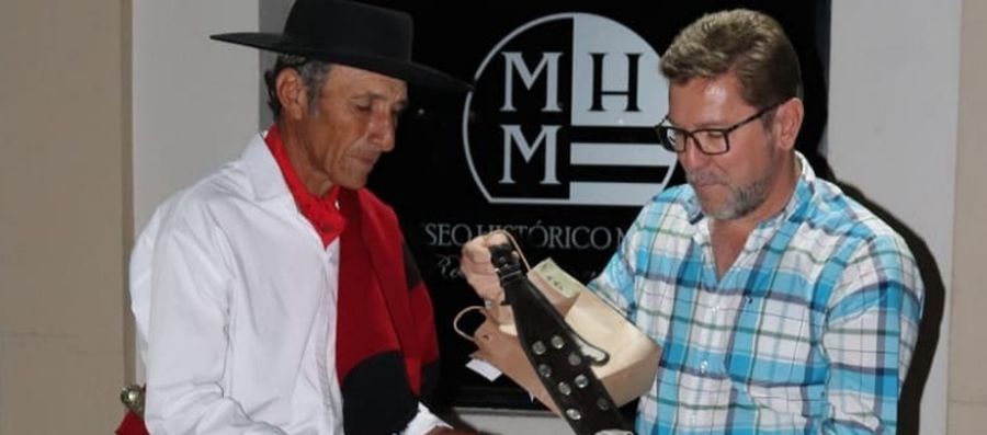 El senador Borla en la ciudad de San Justo