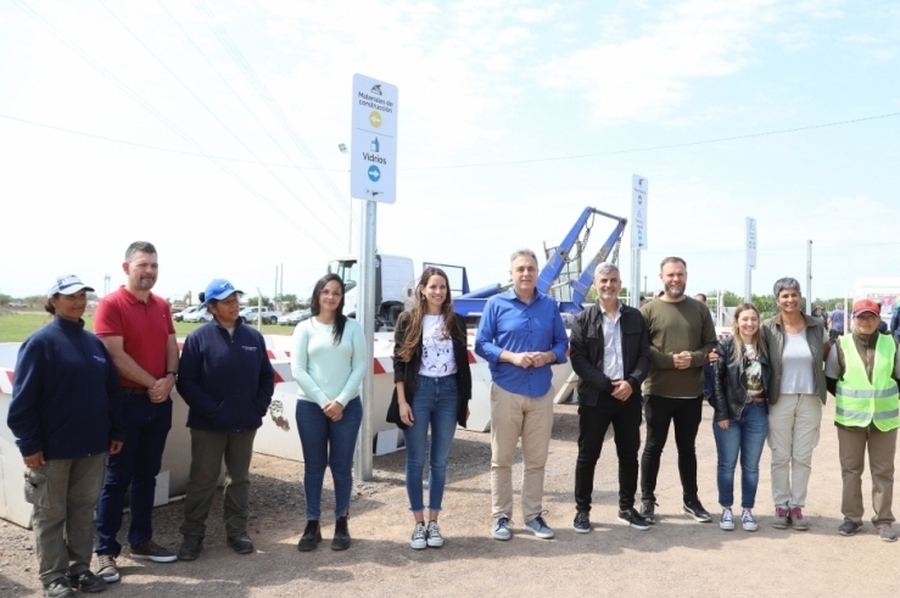Economía Circular: la provincia inauguró un Ecopunto en Rafaela