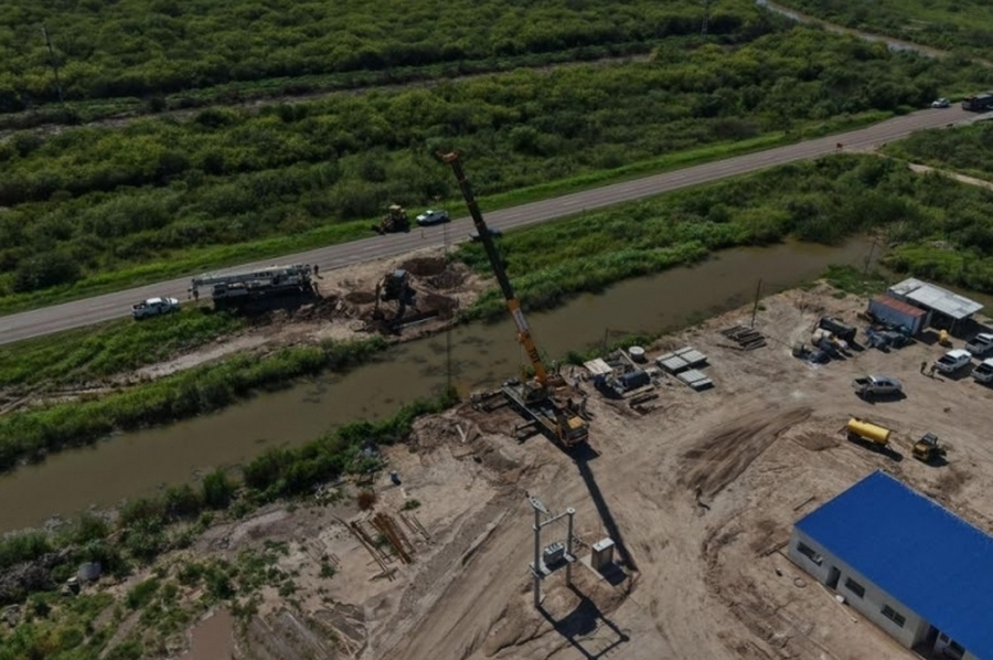 Otra obra íntegramente provincial: el acueducto Tostado-Villa Minetti avanza más del 70%