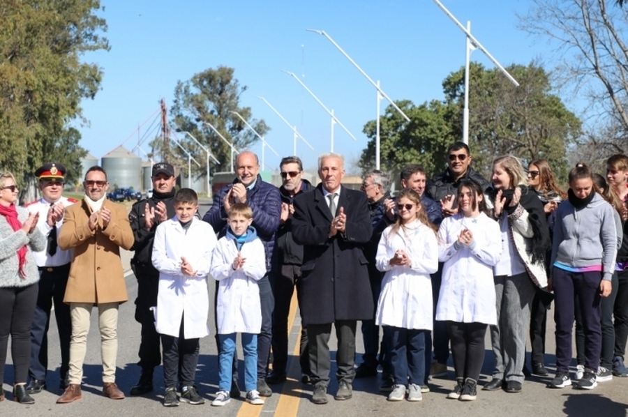 Perotti inauguró obras viales por más de $1.500 millones en el departamento Las Colonias