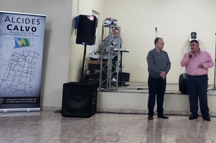 Acompañamiento del senador Calvo a las Fiestas Patronales de Colonia Bigand