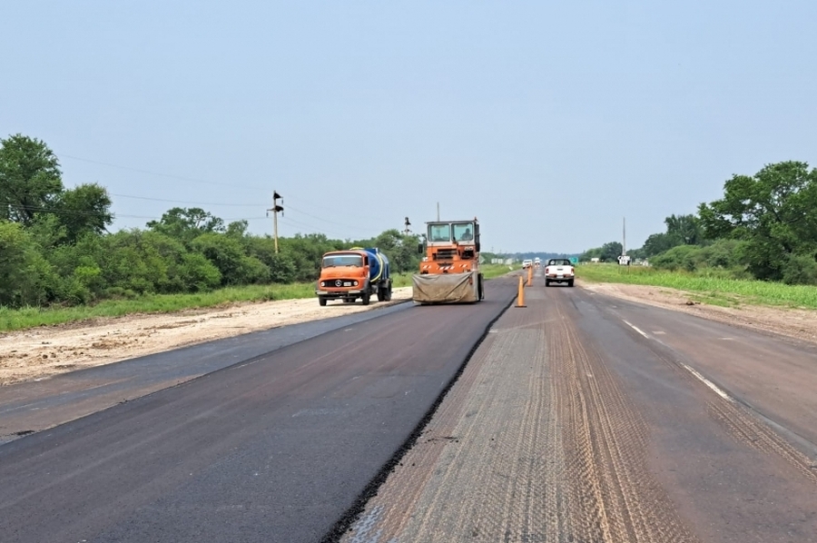 La pavimentación de la ruta Provincial N° 36 se encuentra en la etapa final