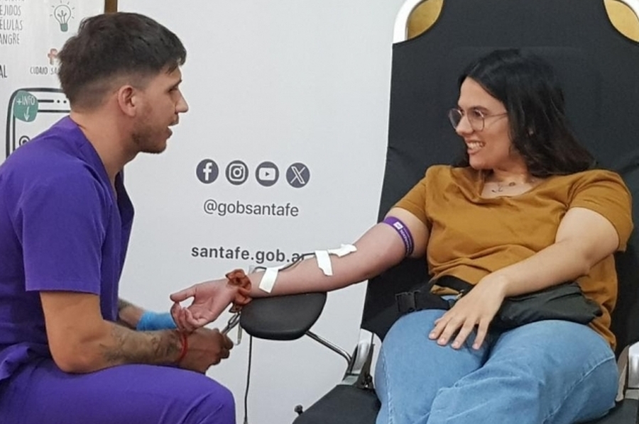 Con colectas en Santa Fe y Rosario, Provincia conmemora el Día del Donante de Sangre