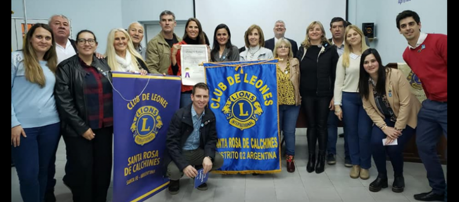 Santa Rosa de Calchines ya tiene su Club de Leones