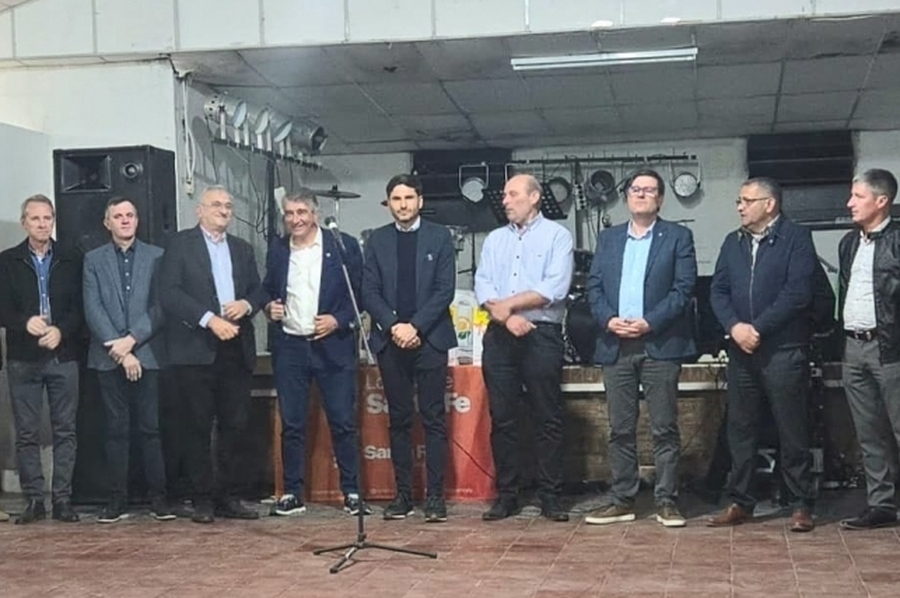 Calvo visitó Galisteo en el marco de sus Fiestas Patronales