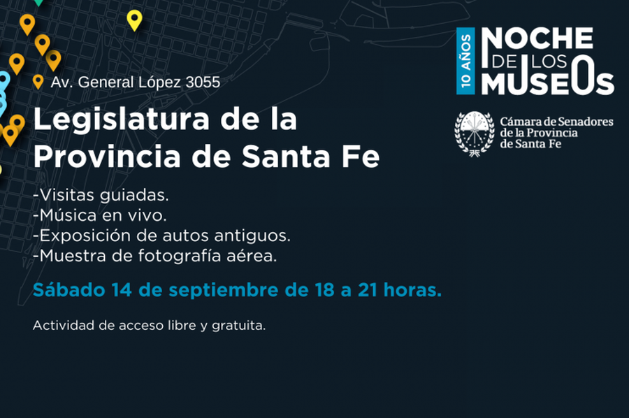 El Senado participará nuevamente en la Noche de los Museos