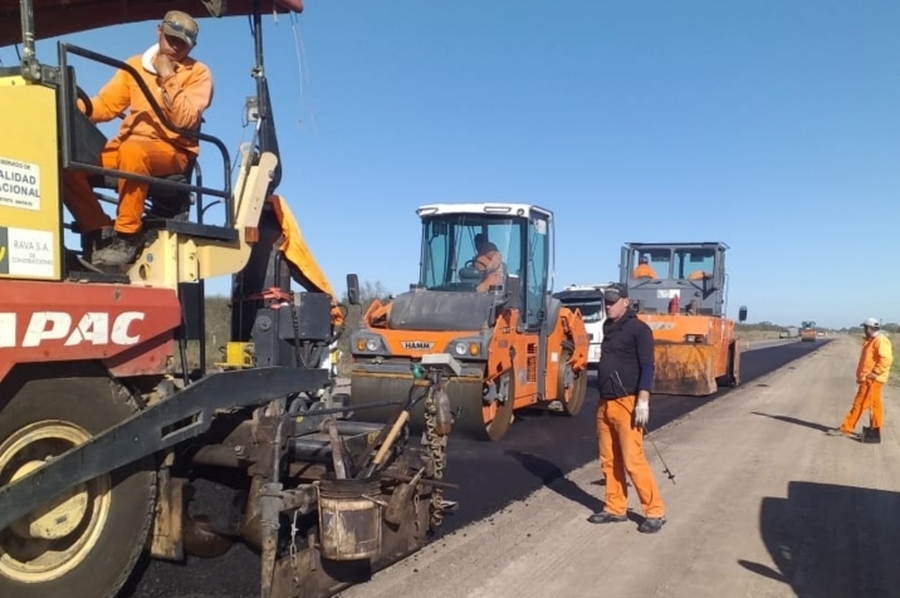 La provincia construye el nuevo enlace entre la Ruta Nacional N°11 y la Ruta Provincial N°36