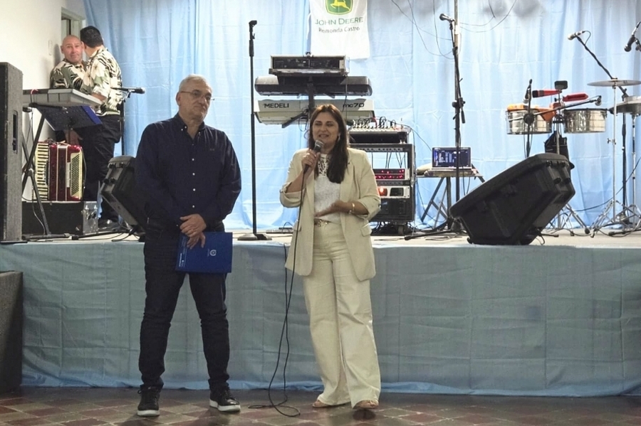 Calvo estuvo presente en la 13° Fiesta Provincial y 23° Fiesta Regional de la Mamona a la Crema de Egusquiza