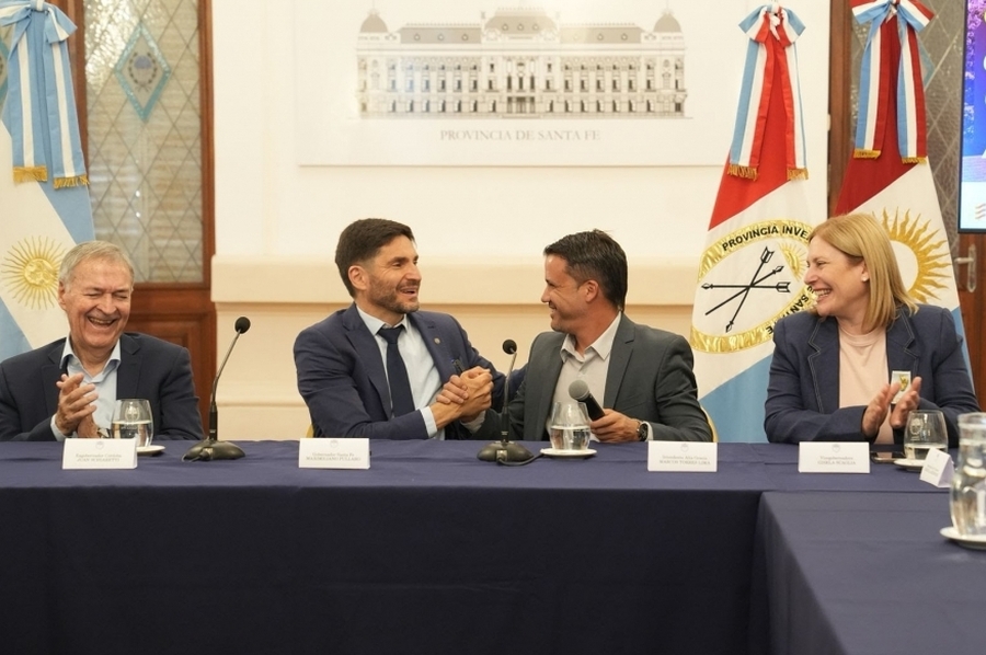 Pullaro y Scaglia firmaron junto a Schiaretti un convenio para poner en valor el predio de la Colonia de Vacaciones de Santa Fe en Alta Gracia