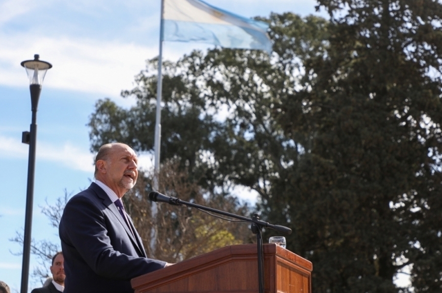 Perotti encabezó el acto por el 172° aniversario del fallecimiento del Gral. José de San Martín