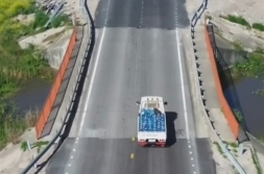 Borla: avanza la obra alrededor del puente sobre el Río Salado en La Penca