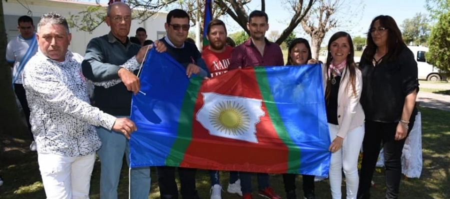 Se presentó oficialmente la Bandera de Cacique Ariacaiquín