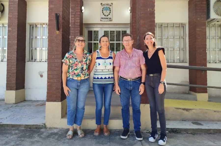 Borla gestionó convenios para mejoras la infraestructura de instituciones educativas
