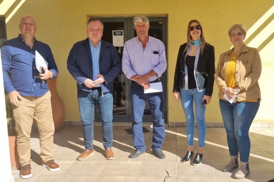 Michlig y Salari vistaron numerosas instituciones de 6 localidades del departamento San Cristóbal