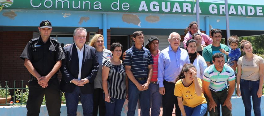 Destacó Michlig que por primera vez un Gobernador visite las 32 localidades del Dpto, San Cristóbal