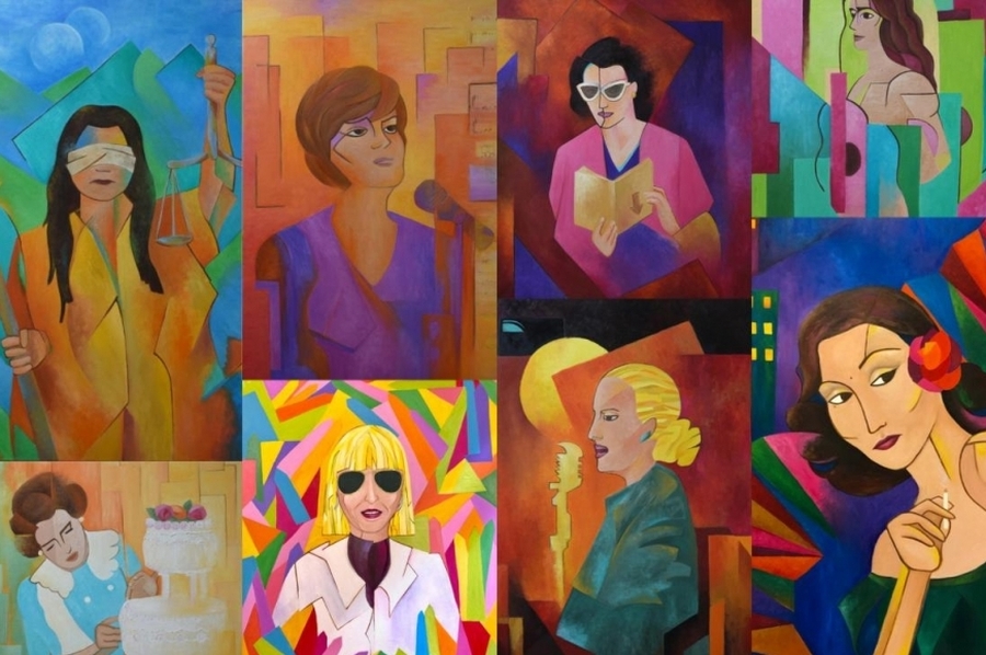La artista María Judith Cardín expondrá sus obras en el hall de la Legislatura