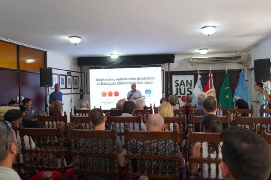 El Gobierno Provincial recibió 11 ofertas para ampliar el sistema cloacal de San Justo