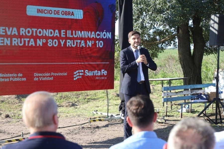 Pullaro: “Estamos haciendo más de 1.500 obras públicas en toda en la provincia de Santa Fe”