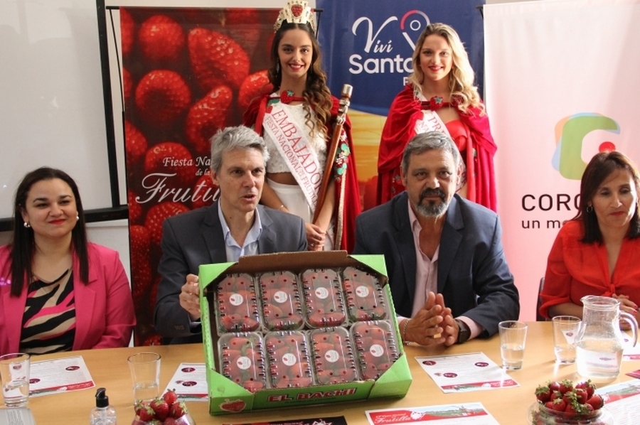 La Provincia acompañó la presentación de la 63a Fiesta Nacional de la Frutilla