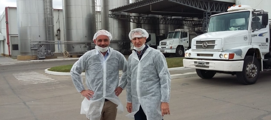 En la planta de Lácteos Tregar