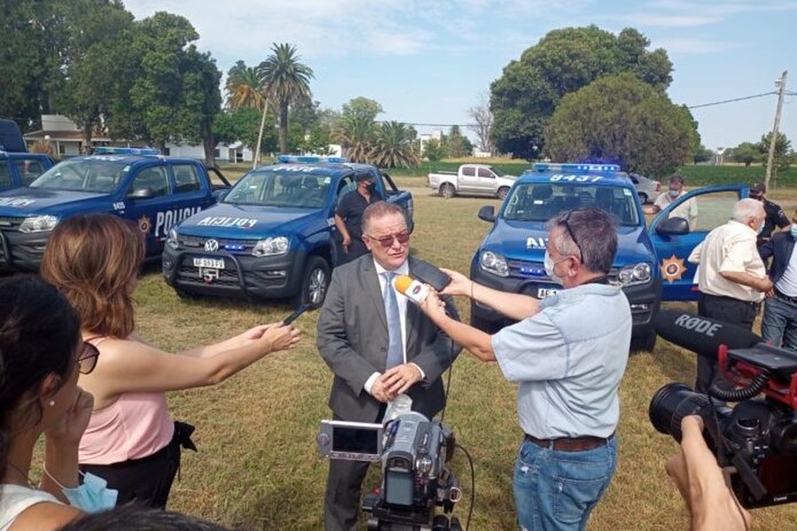 Lagna hizo entrega de 15 móviles policiales para el Dpto. Vera