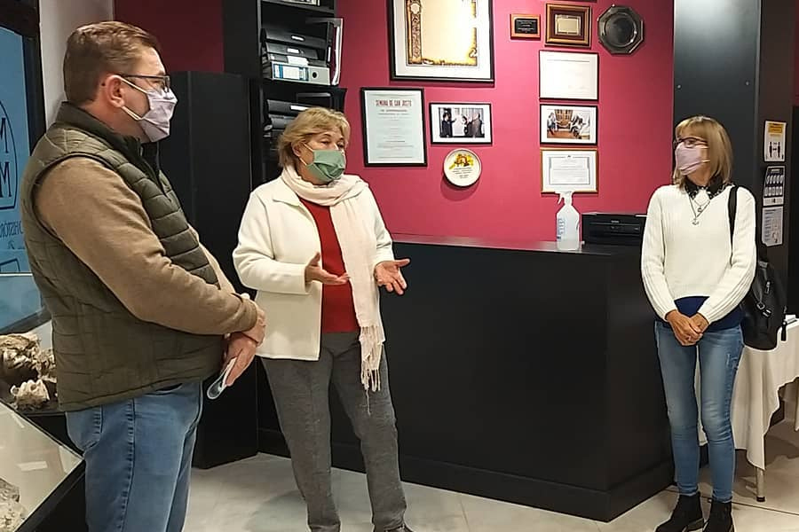San Justo: El senador Borla cumplió una amplia agenda de visitas a instituciones