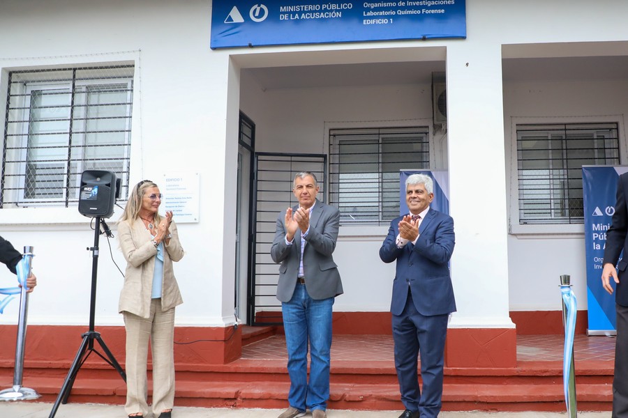 Inauguración del Laboratorio Químico Forense del Organismo de Investigaciones del MPA