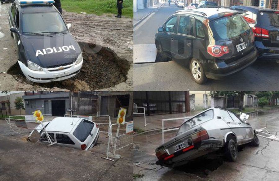 Vivir en peligro: el riesgo latente de conducir por la ciudad y caer en un pozo