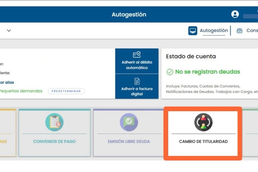 La EPE habilitó el cambio de titularidad del servicio eléctrico, a través de su oficina virtual