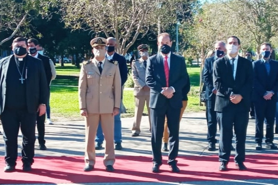 El senador Marcón participó del acto por el 149 aniversario de Reconquista