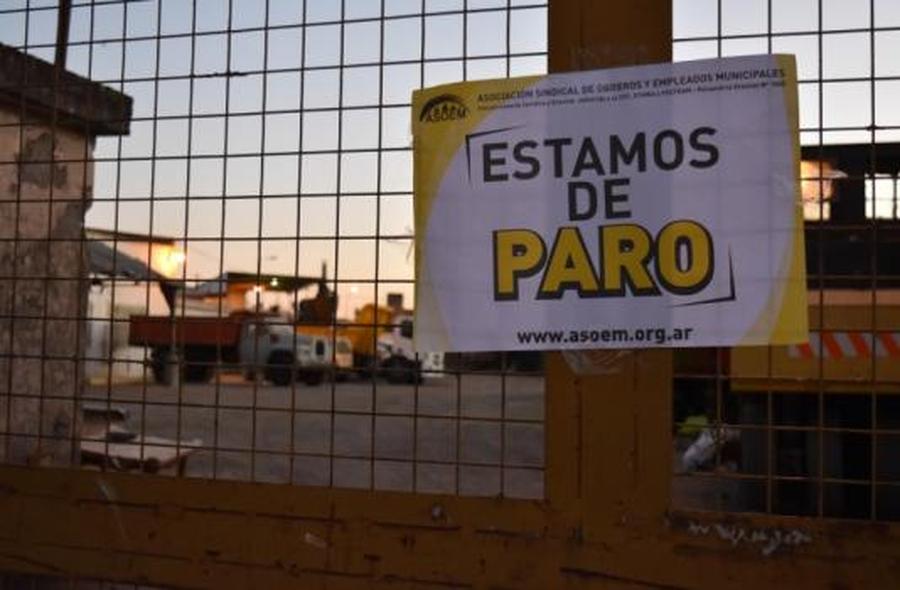 Alta adhesión al paro municipal en Santa Fe